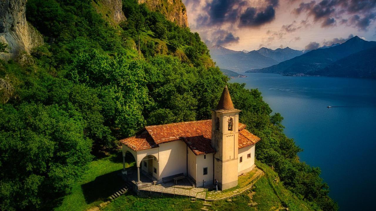 Apartment A Lago Private Beach And Parking Oliveto Lario Buitenkant foto